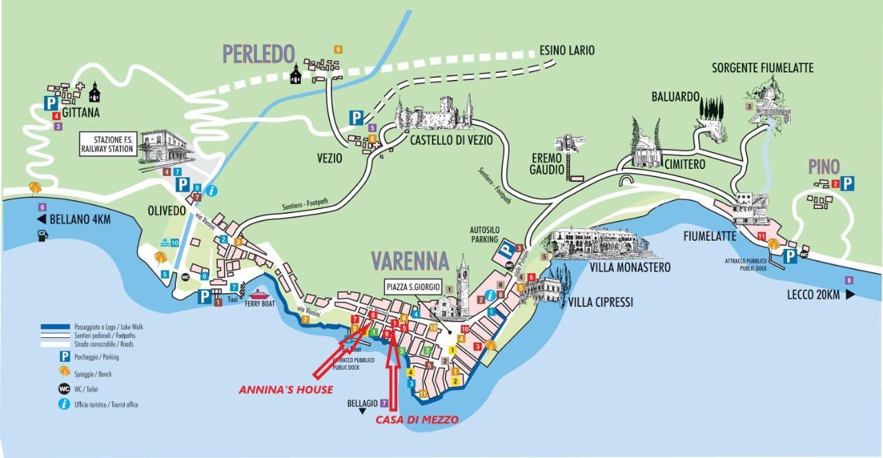 Annina'S House Varenna Historic Centre 外观 照片